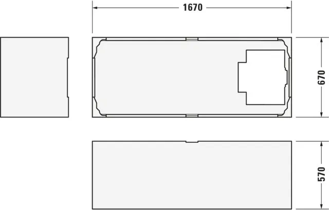 Badewannenträger für Starck 700334