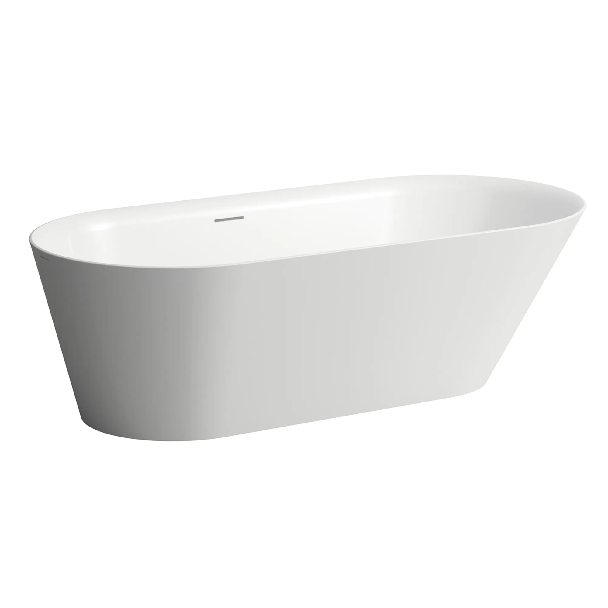 Laufen Badewanne „Kartell“ freistehend oval 171,5 × 81,4 cm