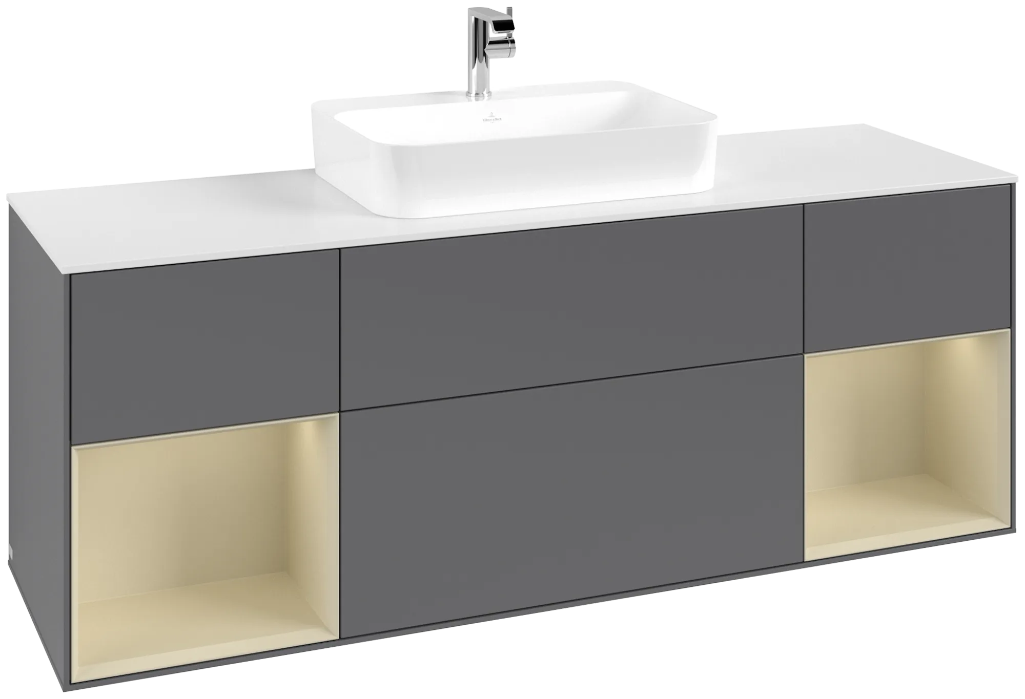 Villeroy & Boch Finion Waschbeckenunterschrank F45 1600x603x501mm m Bel FK/RE/AP: GK/HJ/1