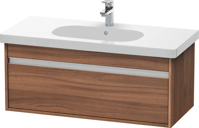Duravit Waschtischunterschrank wandhängend „Ketho“ 100 × 41 × 45,5 cm Nussbaum Natur