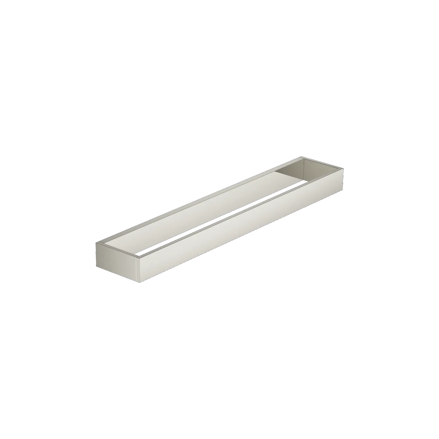 Dornbracht Badetuchhalter MEM Platin, 320 x 450 mm, Höhe 35 mm, Ausladung 80 mm