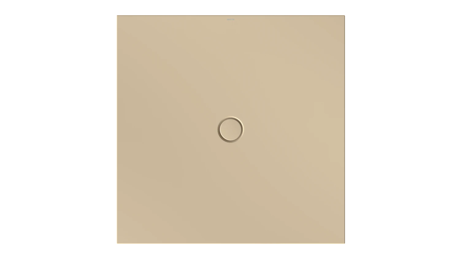 Bette rechteck Duschwanne „BetteFloor“ 1200 × 1200 mm mit BetteAntirutsch Pro, ohne Oberflächenveredelung, ohne Wannenträger, in Bahamabeige