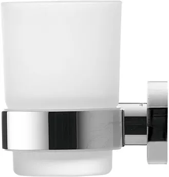 Duravit D-Code Glashalter Glas links, Schwarz Matt