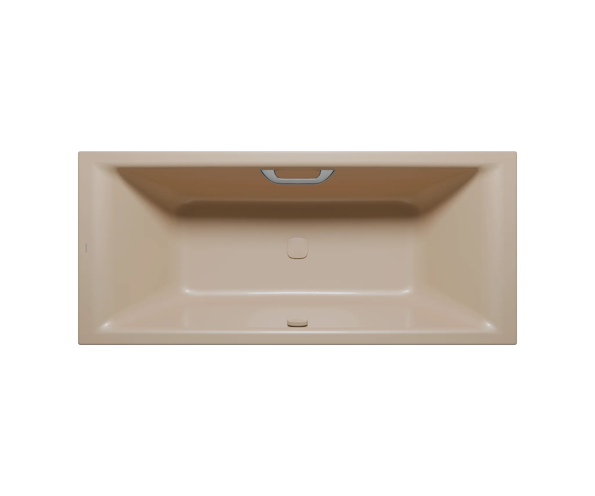 Kaldewei PURO NEXT DUO Badewanne, warm beige 40, 1900 x 900 mm, flacher Rand mit Griffloch