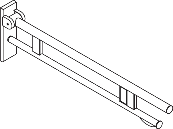 HEWI Stützklappgriff „System 900“