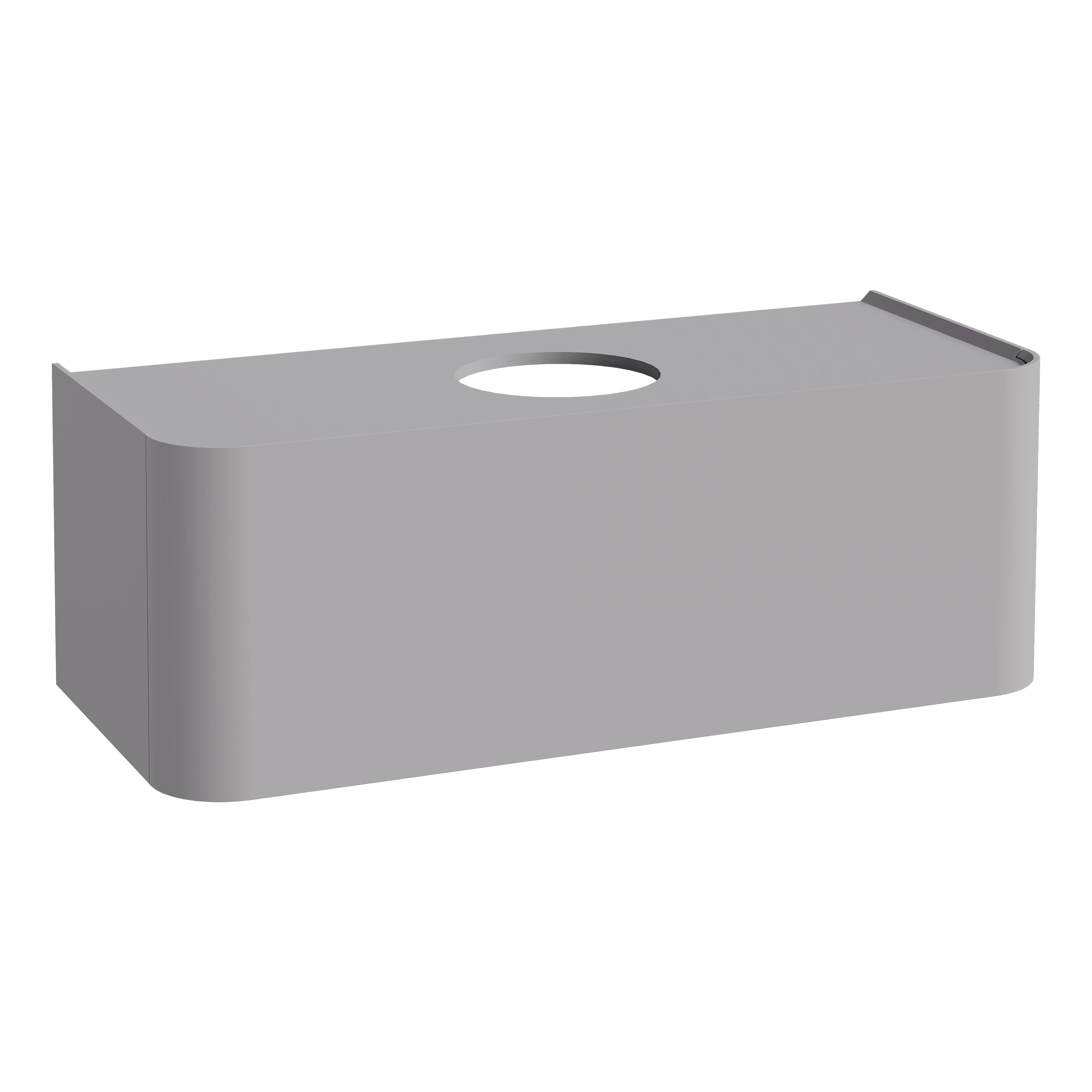 Glora Waschtischunterschrank für Aufsatzschale mit 1 Vollauszug 119 x 52 x 42 cm (BxTxH) Wandmontage Hellgrau Matt Glora Waschtischunterschrank für Aufsatzschale mit 1 Vollauszug 119 x 52 x 42 cm (BxTxH) Wandmontage Hellgrau Matt