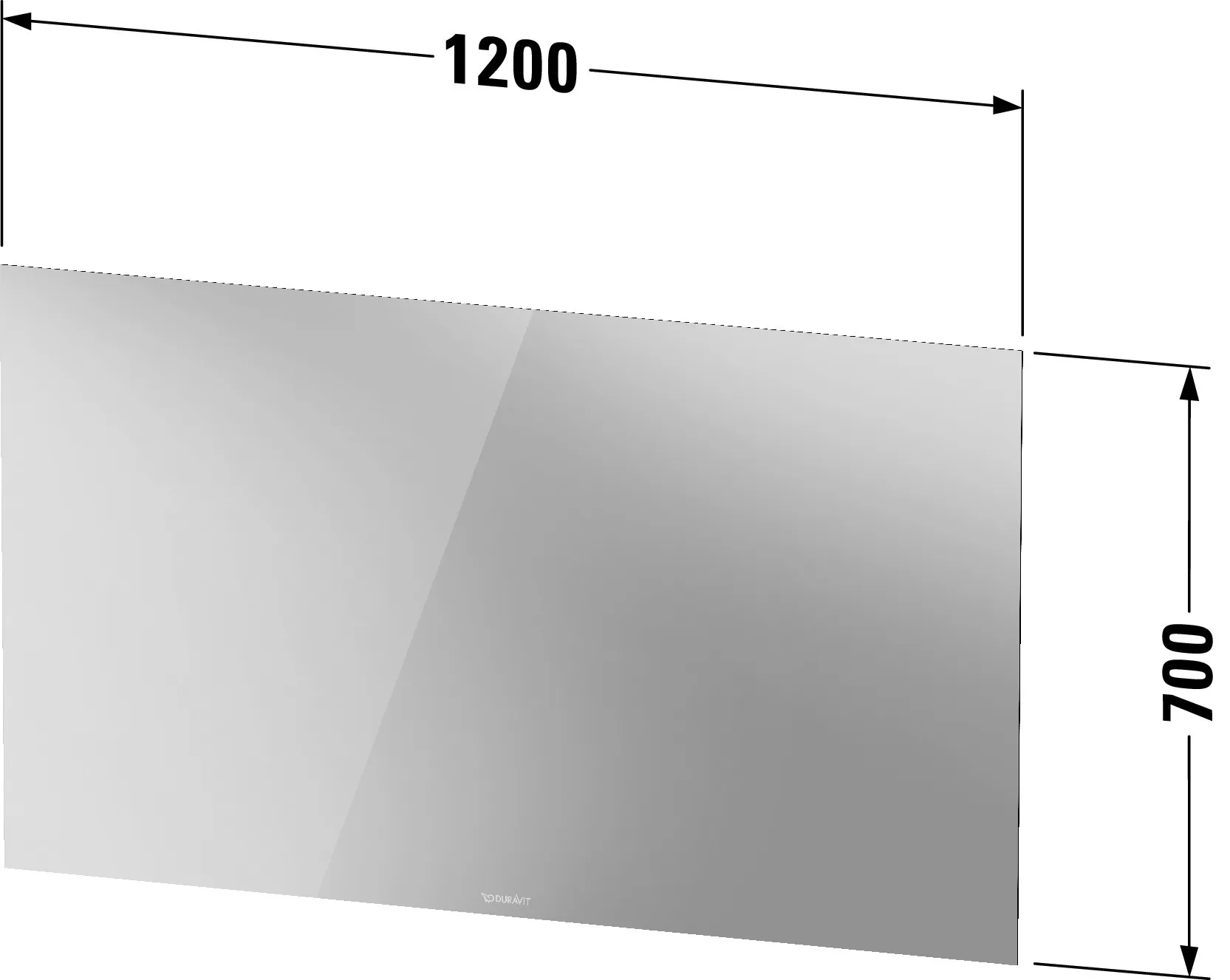 Duravit Spiegel „Licht & Spiegel“ 120 × 70 cm Duravit Spiegel „Licht & Spiegel“ 120 × 70 cm