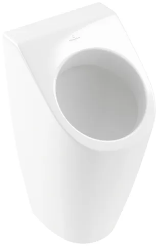 Urinal „Architectura“, Befestigung verdeckt, Zulauf verdeckt, mit Zielobjekt 32,5 × 68 × 35,5 cm in Weiß Alpin