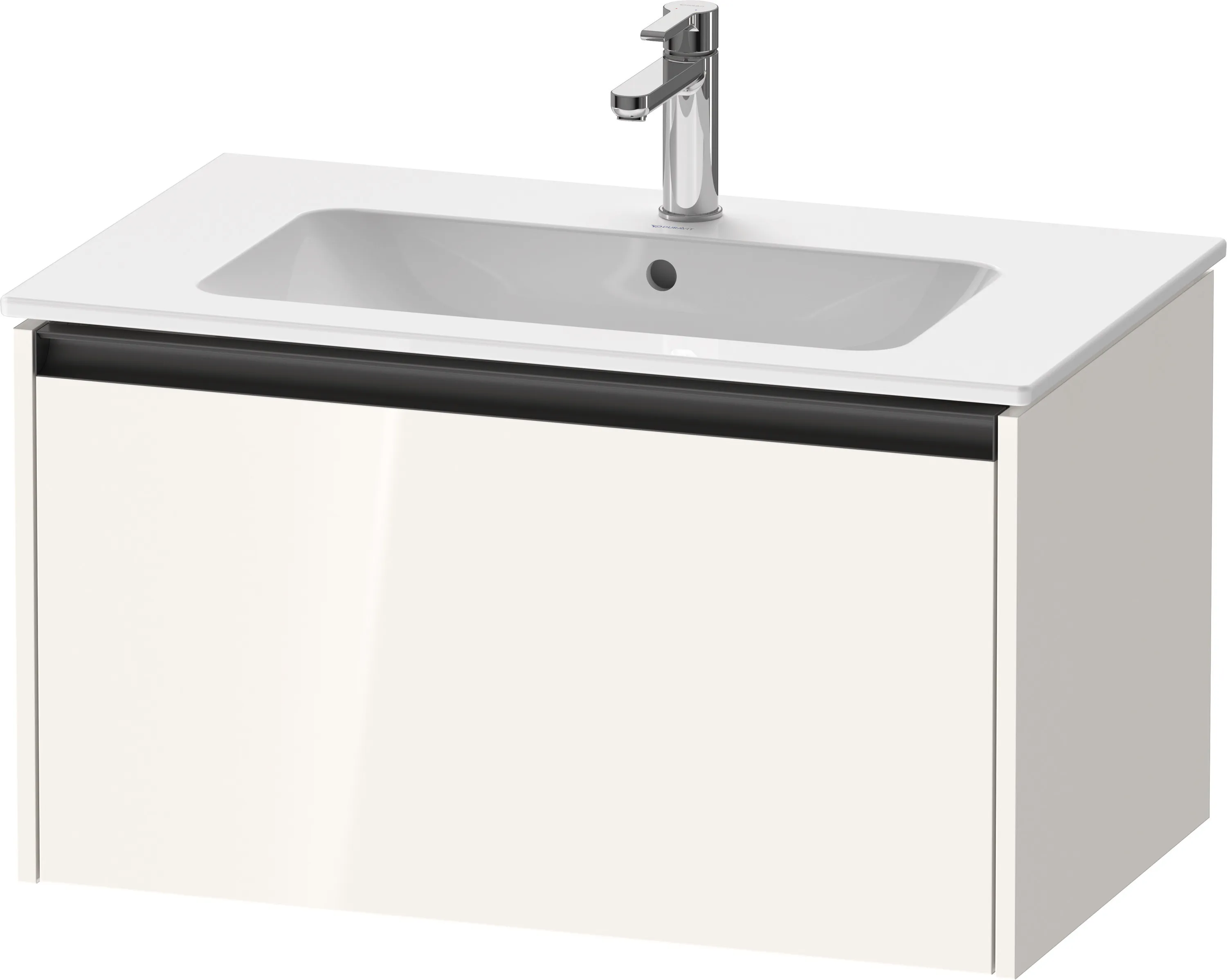 Duravit Waschtischunterschrank wandhängend „Ketho.2“ 81 × 44 × 48 cm Weiß Hochglanz Duravit Waschtischunterschrank wandhängend „Ketho.2“ 81 × 44 × 48 cm Weiß Hochglanz