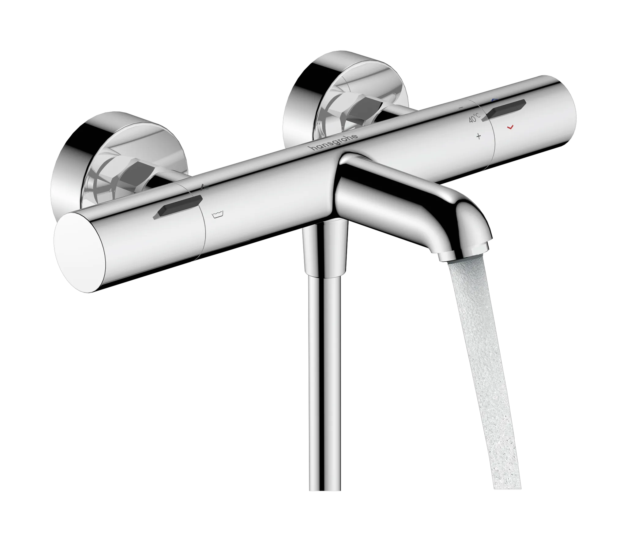 Hansgrohe Ecostat Fine Wannenthermostat Aufputz Chrom Hansgrohe Ecostat Fine Wannenthermostat Aufputz Chrom