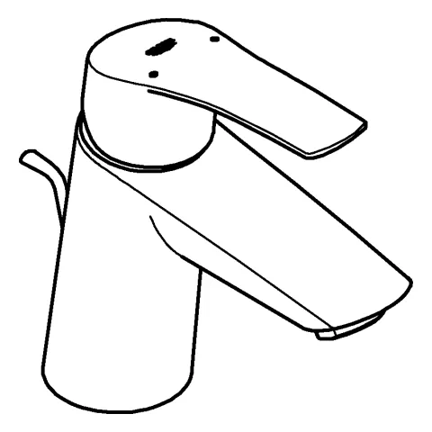 EH-Waschrischbatterie 23965, S-Size, geneigt Version, Zugstangen-Ablaufgarnitur, chrom EH-Waschrischbatterie 23965, S-Size, geneigt Version, Zugstangen-Ablaufgarnitur, chrom