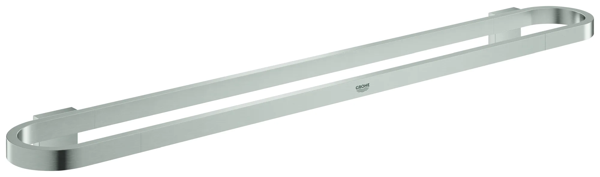 Badetuchhalter Selection 41056, 600mm, auch Halter für Glasablage 41057, chrom Farbe: supersteel Badetuchhalter Selection 41056, 600mm, auch Halter für Glasablage 41057, chrom Farbe: supersteel