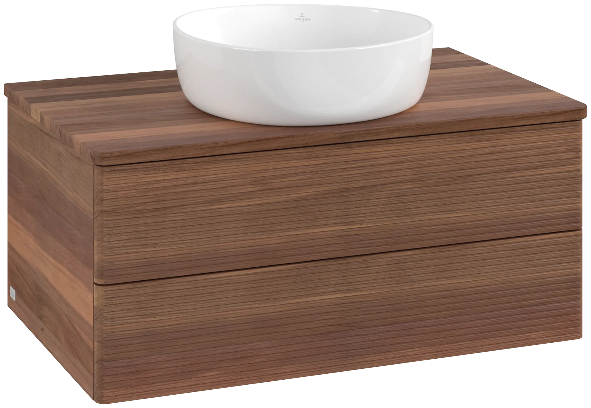 Villeroy & Boch Antao Waschbeckenunterschrank K19_1, 800 x 360 x 500 mm, Warm Walnut