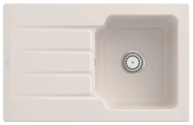 Villeroy & Boch Einbau-Küchenspülbecken „Architectura“ 45 800 × 510 × 220 mm in Crema Villeroy & Boch Einbau-Küchenspülbecken „Architectura“ 45 800 × 510 × 220 mm in Crema