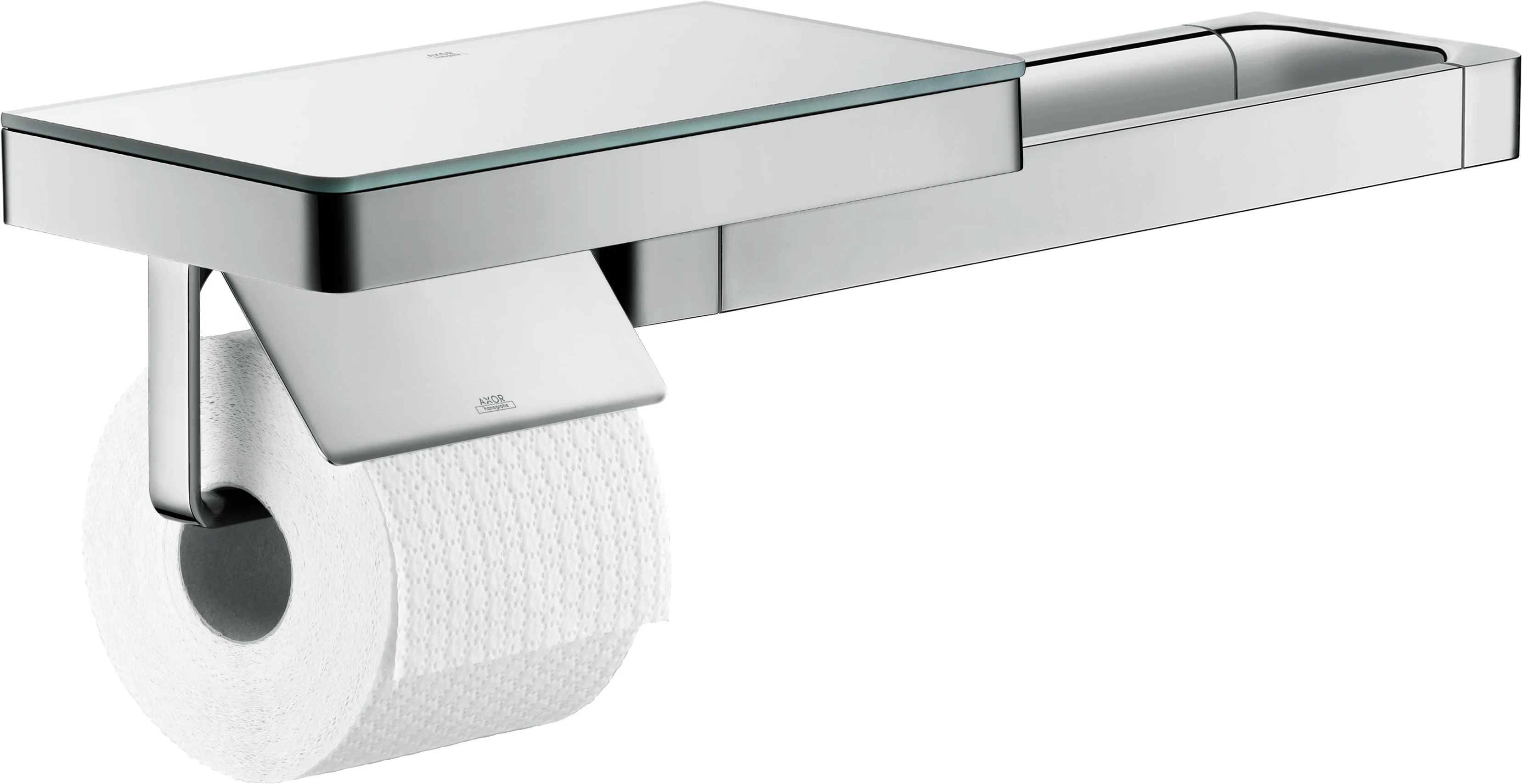 Hansgrohe AXOR Universal Softsquare Haltegriff, Chrom, Länge 374 mm, Bohrabstand 280 mm