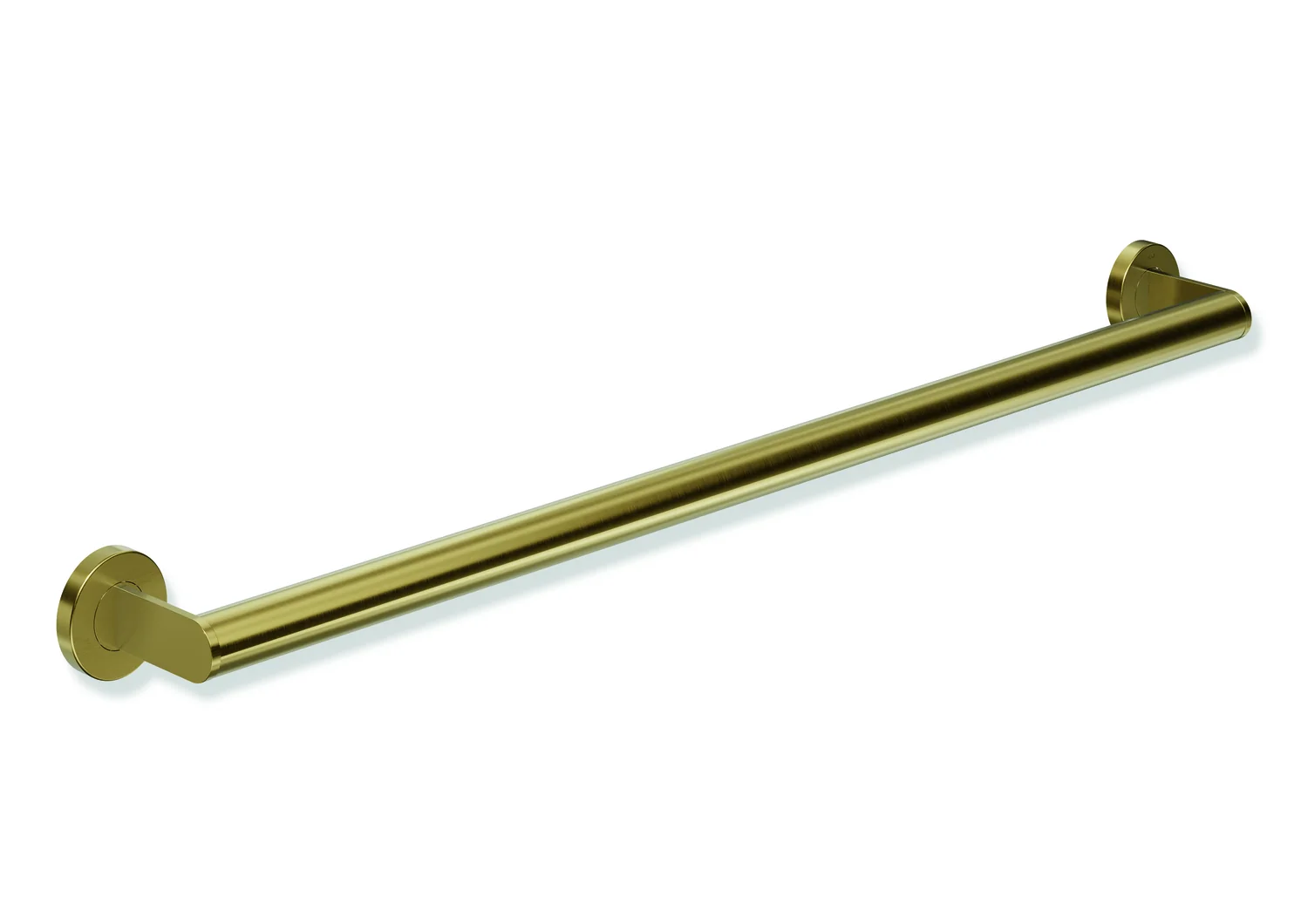 HEWI Haltegriff System 900, Edelstahl PVD gold gebürstet, Achsmaß 900 mm, Durchmesser 32 mm