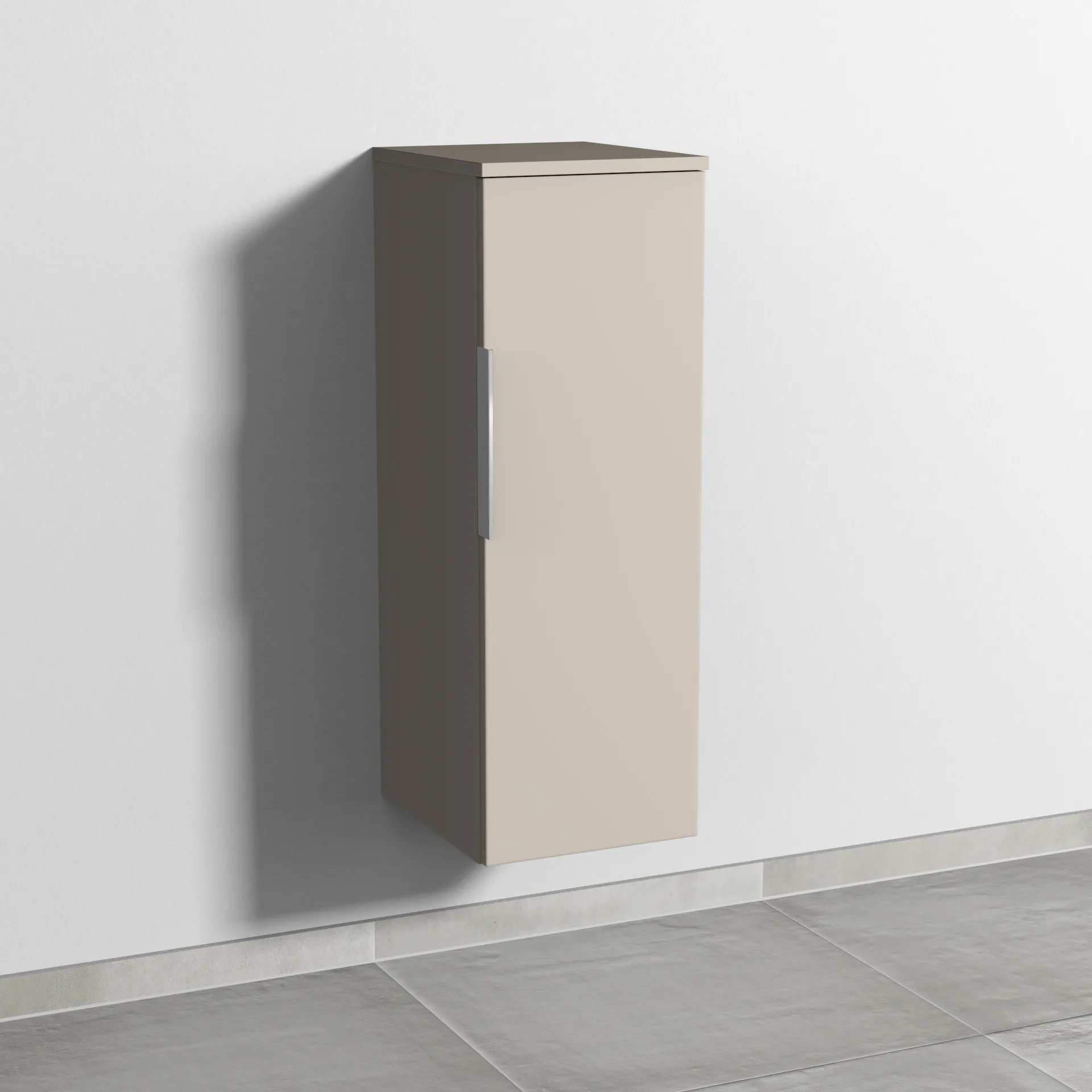 Sanipa Mittelschrank „3way“ 300 × 850 × 345 mm Anschlag rechts, in Kaschmir (matt), Anschlag rechts