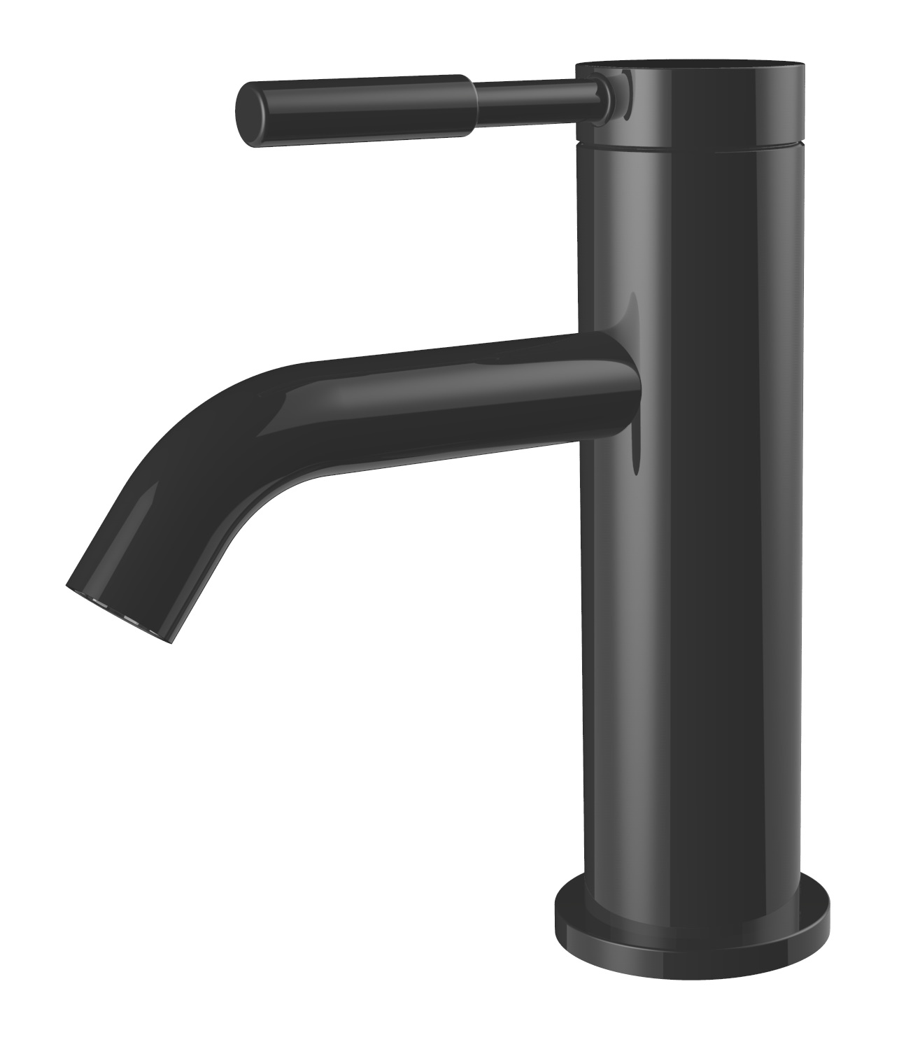 Waschtisch-Einhandbatterie AqvaDesign - rund - 1"1/4 Klick-Klack-Ablaufgarnitur - Kartusche mit keramischen Dichtscheiben - Heißwassersperre - Wassermengendurchflussregulierung - flexible Druckschläuche 3/8", DVGW W270 - mattschwarz Waschtisch-Einhandbatterie AqvaDesign - rund - 1"1/4 Klick-Klack-Ablaufgarnitur - Kartusche mit keramischen Dichtscheiben - Heißwassersperre - Wassermengendurchflussregulierung - flexible Druckschläuche 3/8", DVGW W270 - mattschwarz