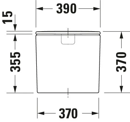 Spülkasten „DuraStyle“ 39 × 37 × 17 cm Spülkasten „DuraStyle“ 39 × 37 × 17 cm
