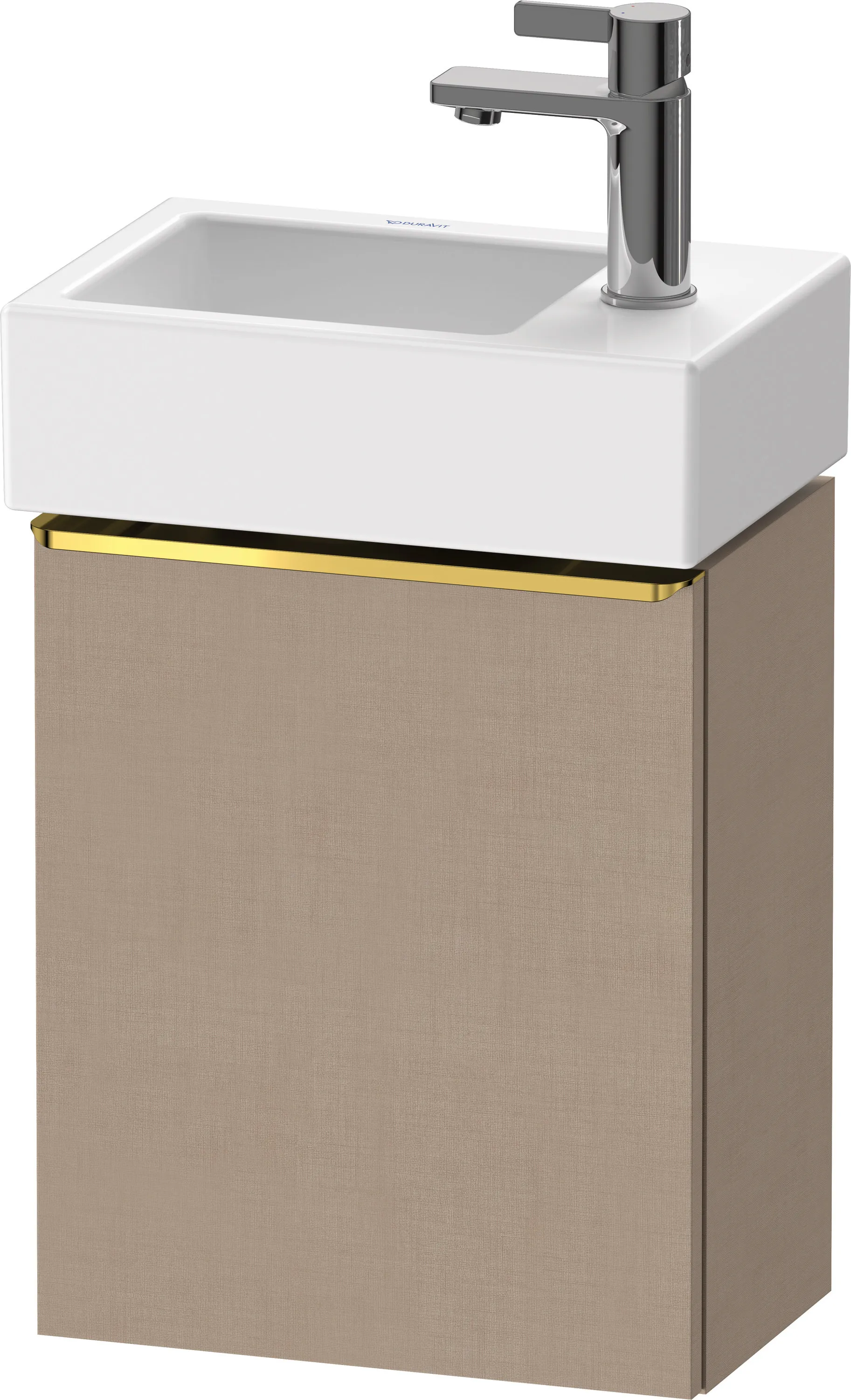 Duravit Waschtischunterschrank wandhängend „D-Neo“ 36,4 × 44 × 22,2 cm Leinen