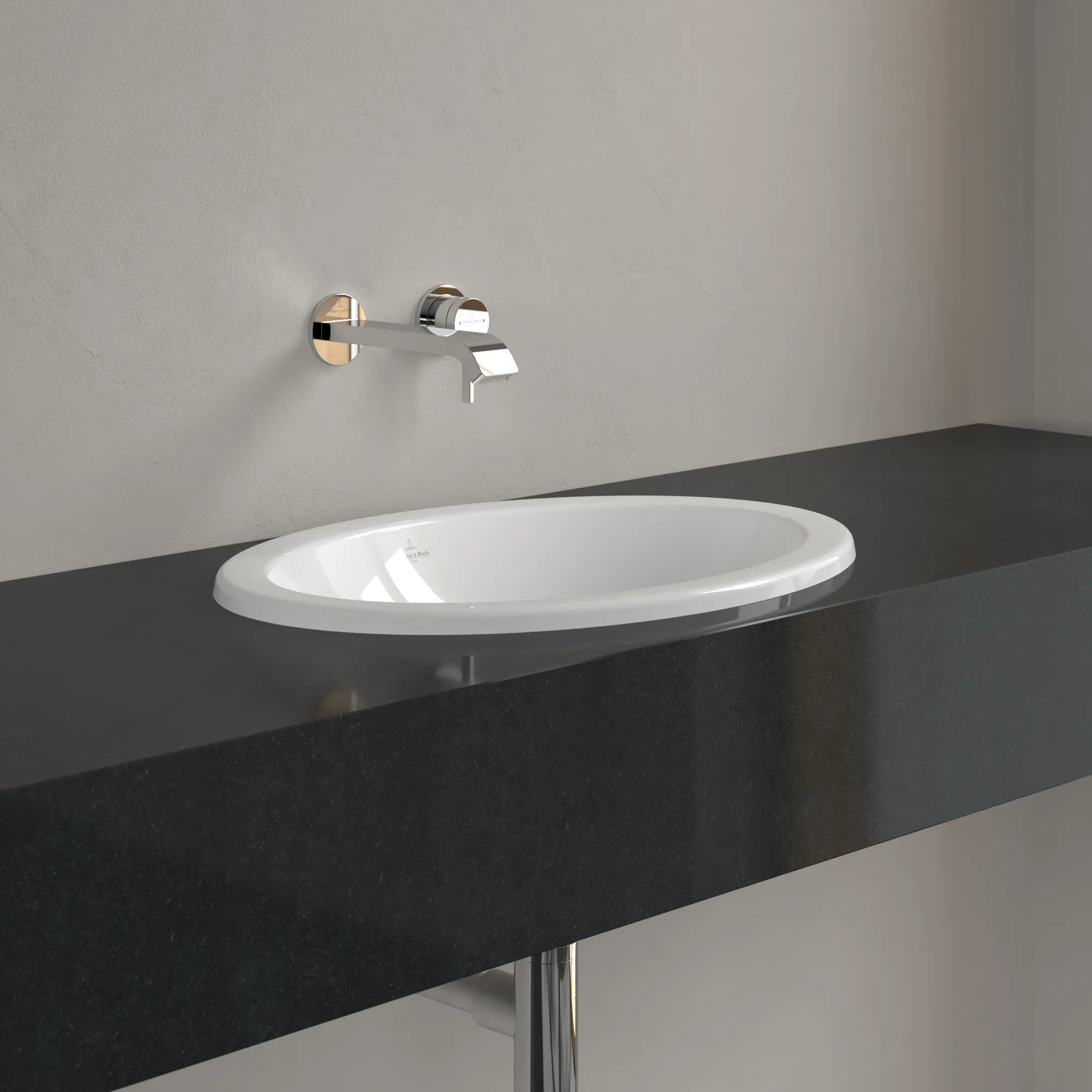 Villeroy & Boch Einbauwaschtisch aus TitanCeram „Loop & Friends“ ohne Hahnlochbohrung, 570 × 410 × 215 mm, ohne Hahnlochbohrung in Weiß Alpin Villeroy & Boch Einbauwaschtisch aus TitanCeram „Loop & Friends“ ohne Hahnlochbohrung, 570 × 410 × 215 mm, ohne Hahnlochbohrung in Weiß Alpin