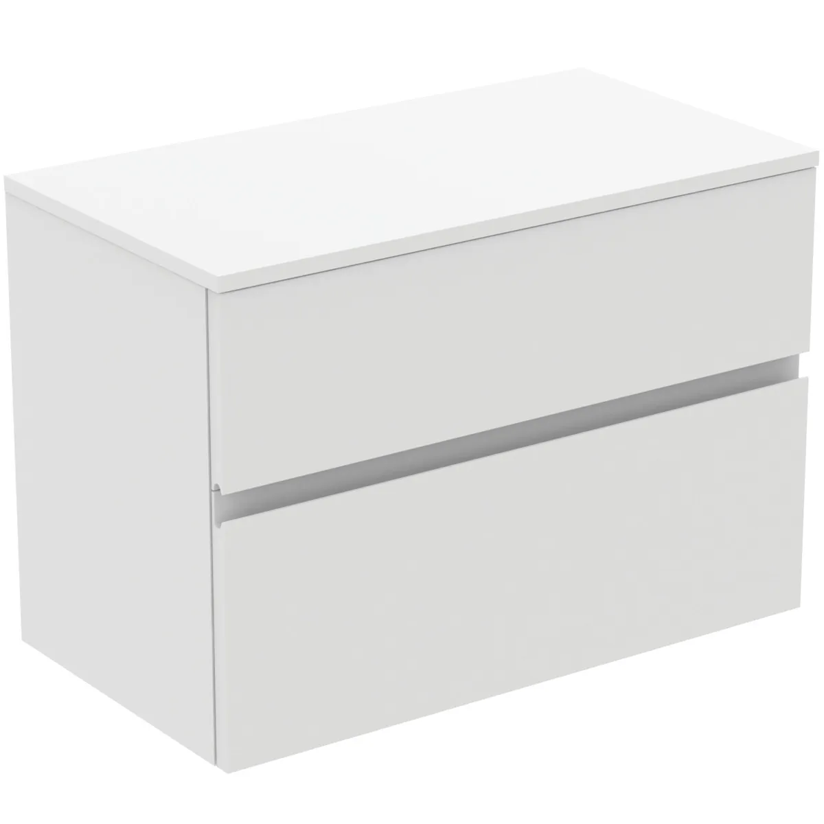 Ideal Standard Waschtischunterschrank Finesse 802x440x558mm, 2 Auszüge, Weiß matt