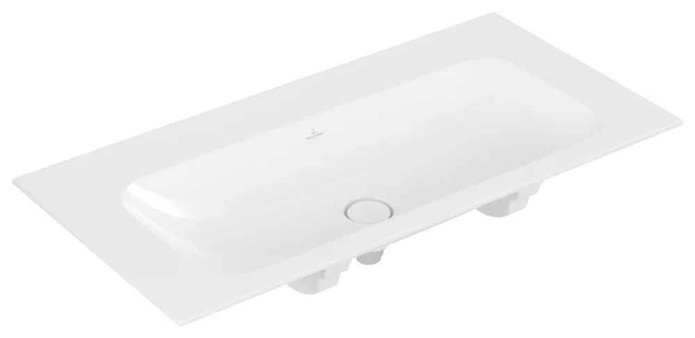 Villeroy & Boch Schrankwaschtisch Finion 4164A3, 1000x500x160 mm, weiß Alpin CeramicPlus, glänzend, TitanCeram, Metropolitan Stil