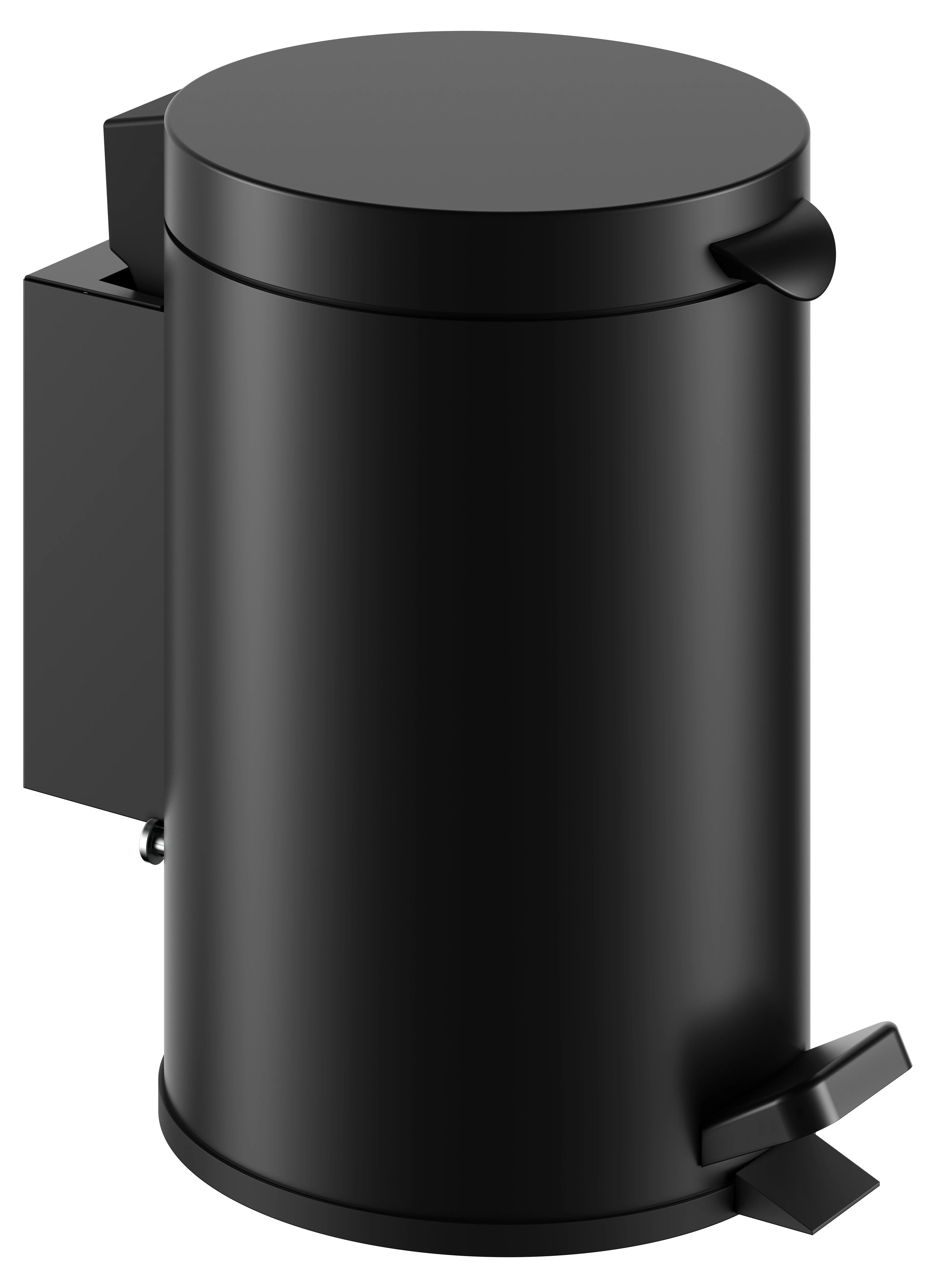 Plan Hygieneabfallsammler wandhängend schwarz matt Plan Hygieneabfallsammler wandhängend schwarz matt