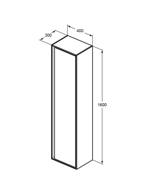Ideal Standard Connect Air Glaseinlegeboden, neutral, 230 mm für H- und HH-Schrank
