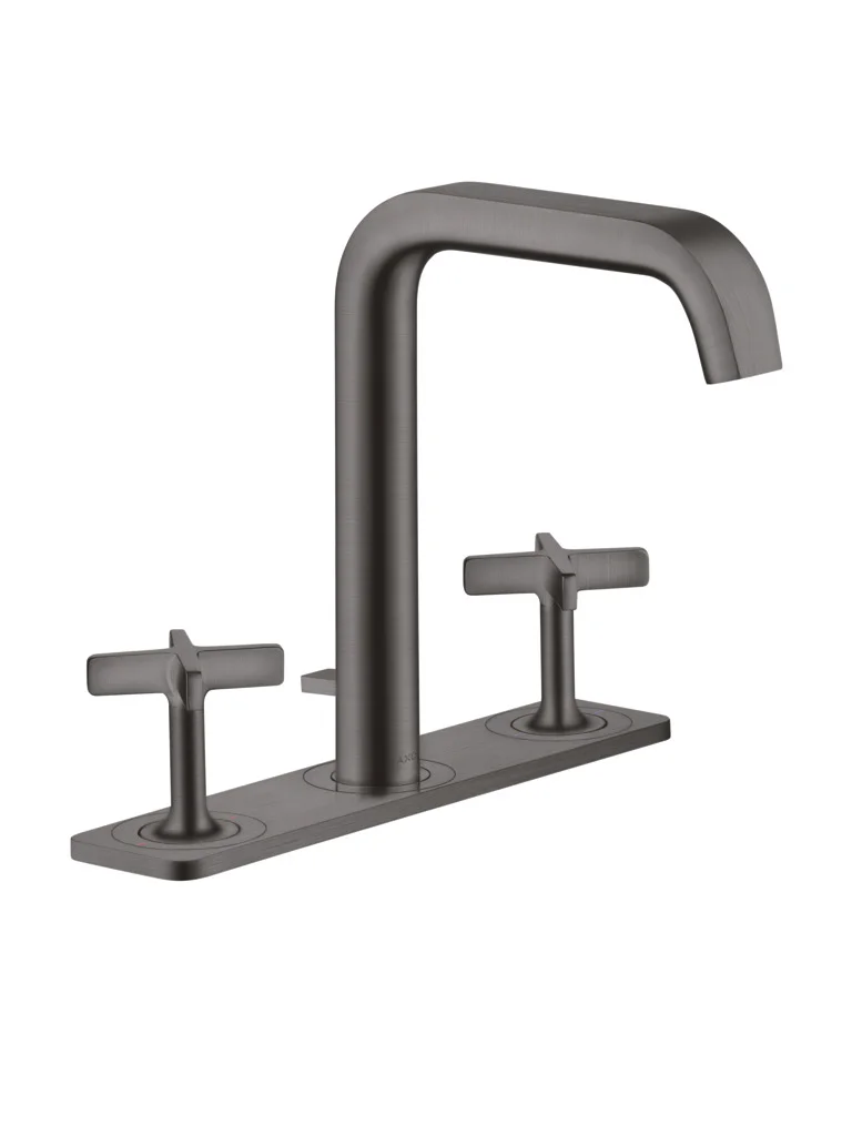 Hansgrohe AXOR Citterio E 3-Loch Waschtischarmatur Brushed Black Chrome, ComfortZone 170, Ausladung 165 mm, Auslaufhöhe 170 mm Hansgrohe AXOR Citterio E 3-Loch Waschtischarmatur Brushed Black Chrome, ComfortZone 170, Ausladung 165 mm, Auslaufhöhe 170 mm