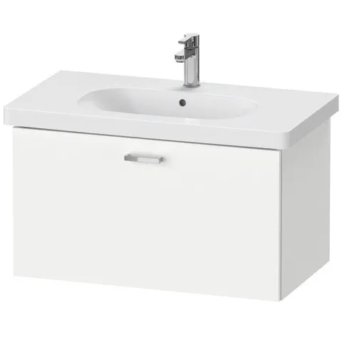 Duravit Waschtischunterschrank wandhängend „XBase“ 80 × 44,8 × 45,8 cm in Weiß Matt