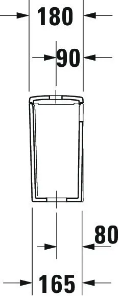 Spülkasten „ME by Starck“ 39,5 × 35 × 18 cm Spülkasten „ME by Starck“ 39,5 × 35 × 18 cm