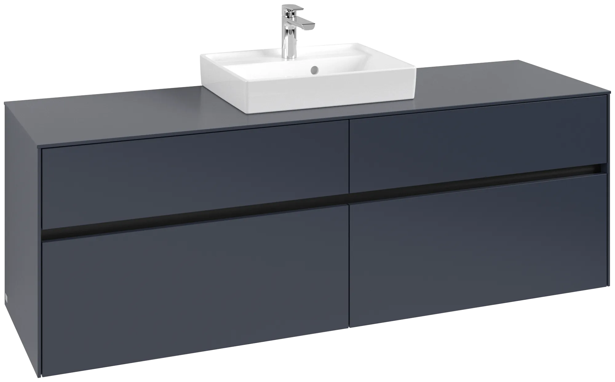 Villeroy & Boch Collaro Waschbeckenunterschrank C077B0, 1600x548x500mm, Marine Blue