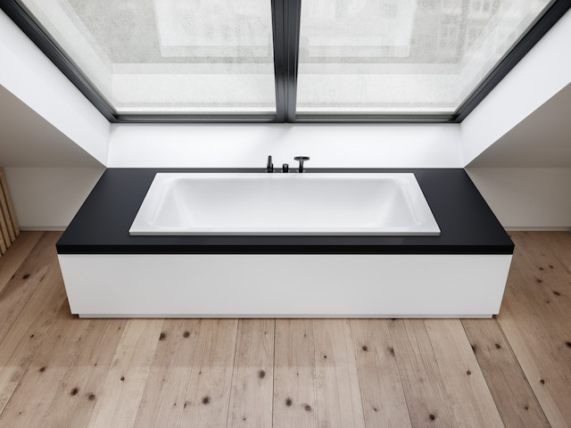 Bette Badewanne „BetteSelect Duo“ rechteck 170 × 75 cm in Weiß,, mit Überlauf