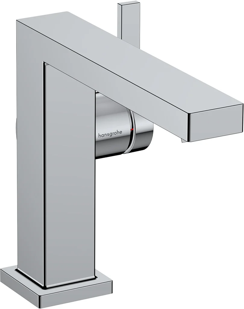 Hansgrohe Tecturis E Einhebel-Waschtischmischer 110 Fine CoolStart EcoSmart+ Chrom, Ausladung 155 mm, Auslaufhöhe 133 mm