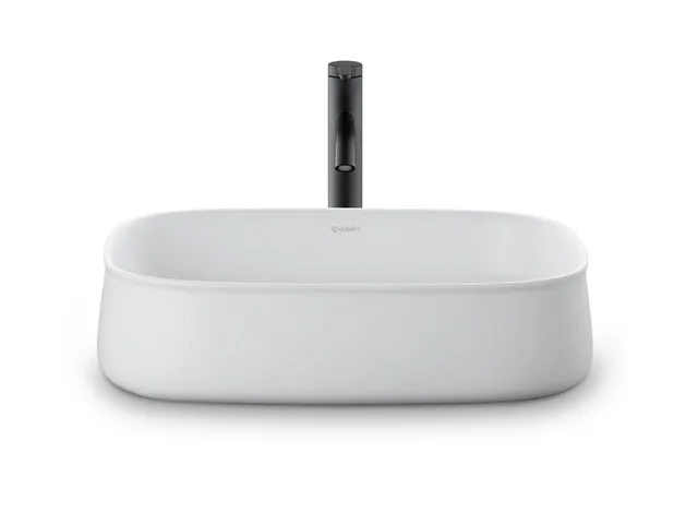 Aufsatzwaschtisch geschliffen „Zencha“ 55 × 39 × 13,5 cm, ohne Hahnlochbohrung in Weiß Seidenmatt Aufsatzwaschtisch geschliffen „Zencha“ 55 × 39 × 13,5 cm, ohne Hahnlochbohrung in Weiß Seidenmatt