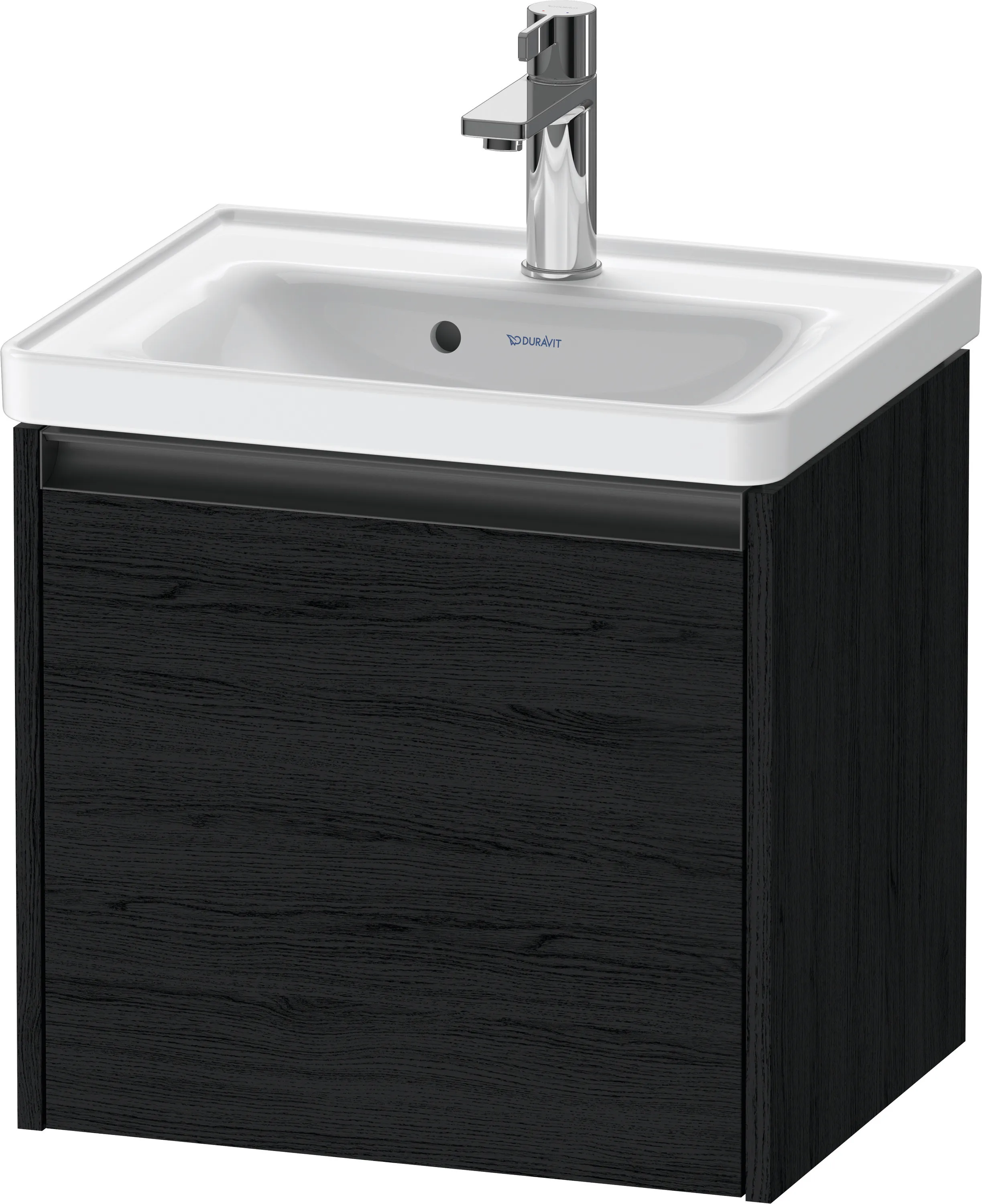 Duravit Waschtischunterschrank wandhängend „Ketho.2“ 48,4 × 44 × 37,5 cm Eiche Schwarz