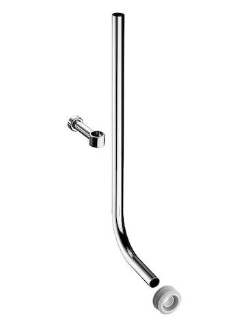 WC-Spülrohrgarnitur, chrom