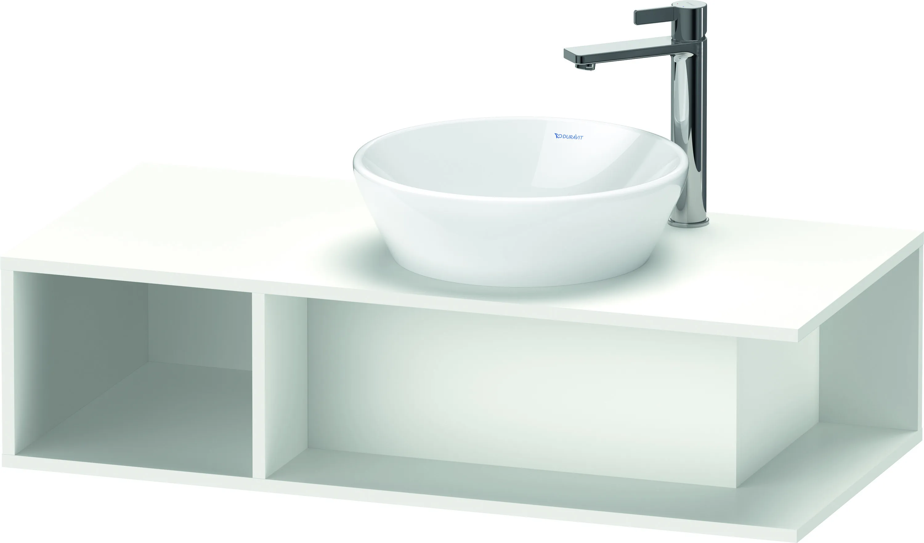 Duravit Waschtischunterschrank wandhängend „D-Neo“ 100 × 26 × 48 cm Weiß Matt Duravit Waschtischunterschrank wandhängend „D-Neo“ 100 × 26 × 48 cm Weiß Matt