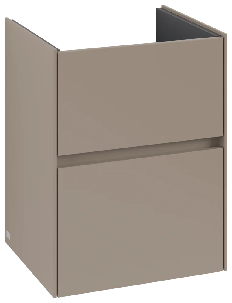 Villeroy & Boch Collaro Waschbeckenunterschrank C14100, 472x610x404 mm, 2 Auszüge, Taupe Villeroy & Boch Collaro Waschbeckenunterschrank C14100, 472x610x404 mm, 2 Auszüge, Taupe