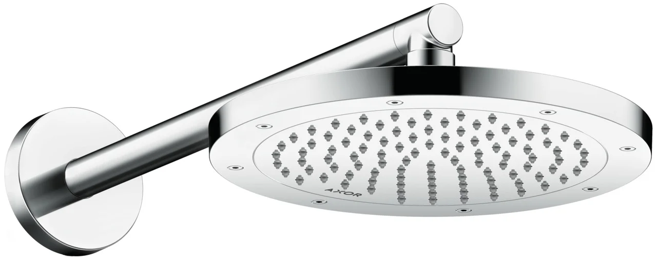 Hansgrohe AXOR ShowerSolutions Kopfbrause 245 1jet EcoSmart Chrom, 245 mm, verstellbarer Winkel, abnehmbar zur Reinigung, G 1/2 Anschluss Hansgrohe AXOR ShowerSolutions Kopfbrause 245 1jet EcoSmart Chrom, 245 mm, verstellbarer Winkel, abnehmbar zur Reinigung, G 1/2 Anschluss