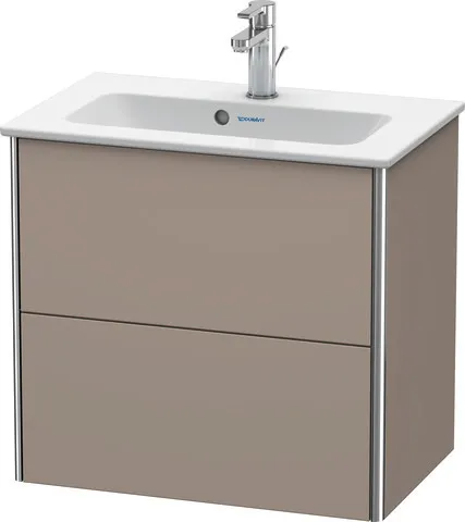 Duravit Waschtischunterschrank wandhängend „XSquare“ 61 × 56 × 38,8 cm Basalt Matt Duravit Waschtischunterschrank wandhängend „XSquare“ 61 × 56 × 38,8 cm Basalt Matt