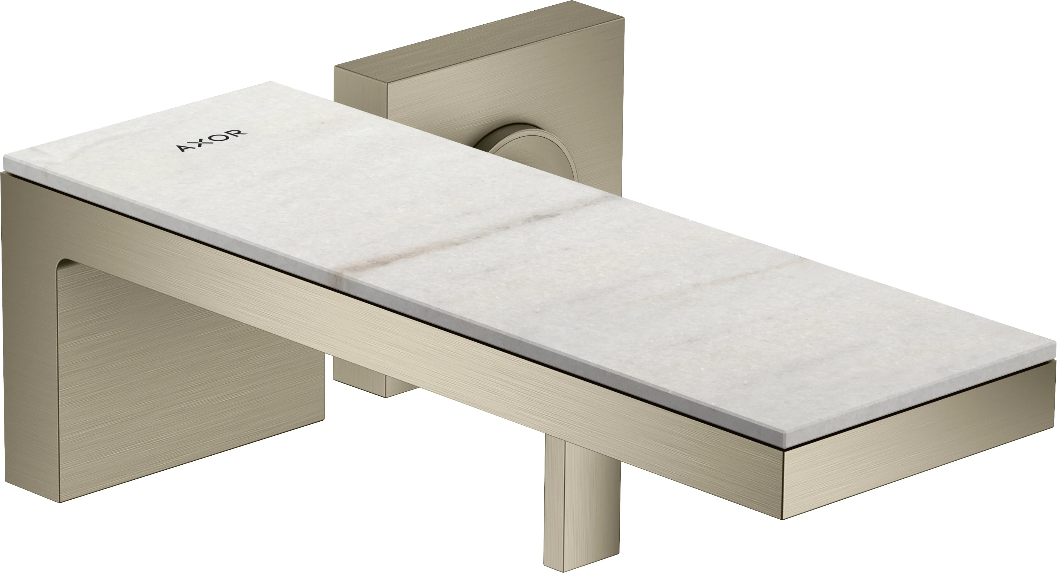 Hansgrohe AXOR MyEdition Platte 245 mm Marmor Lasa Covelano Vena Oro abnehmbar Hansgrohe AXOR MyEdition Platte 245 mm Marmor Lasa Covelano Vena Oro abnehmbar
