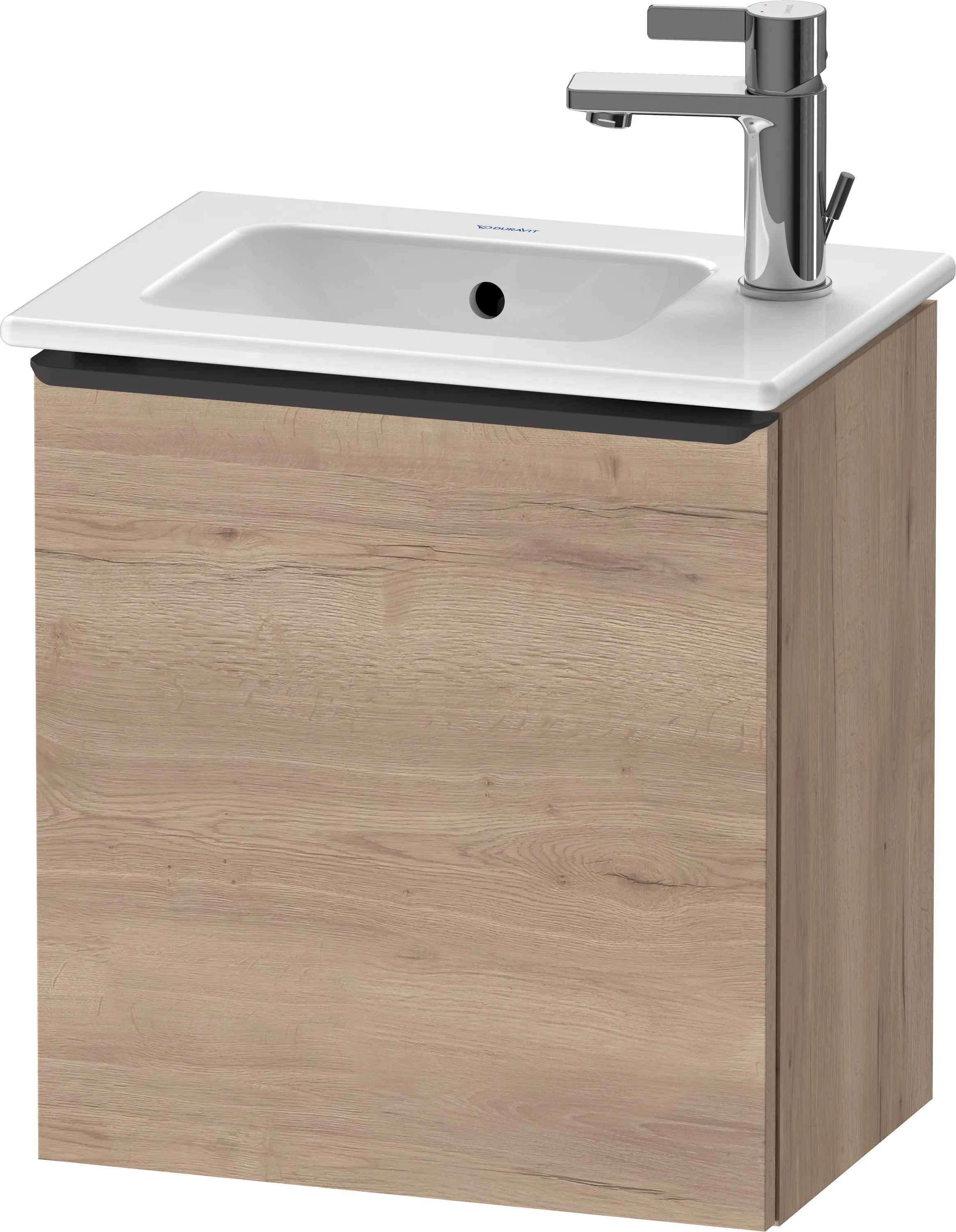 Duravit Waschtischunterschrank wandhängend „D-Neo“ 41 × 44 × 27,4 cm Eiche Marmoriert