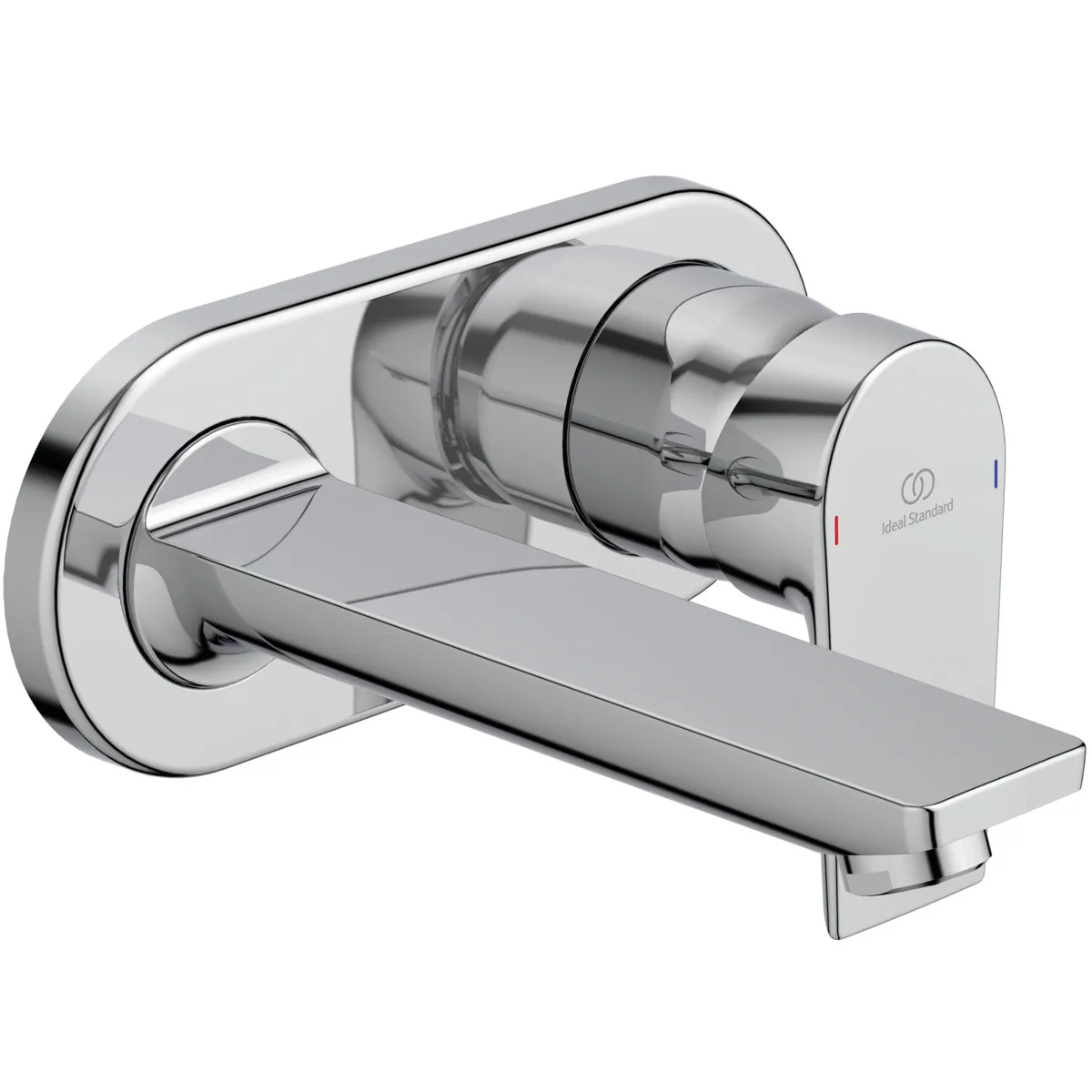 Wand-Waschtischarmatur Unterputz Tesi, 5 l/min., Bausatz 2, Ros.193x83mm, Ausladung 173mm, Chrom Wand-Waschtischarmatur Unterputz Tesi, 5 l/min., Bausatz 2, Ros.193x83mm, Ausladung 173mm, Chrom
