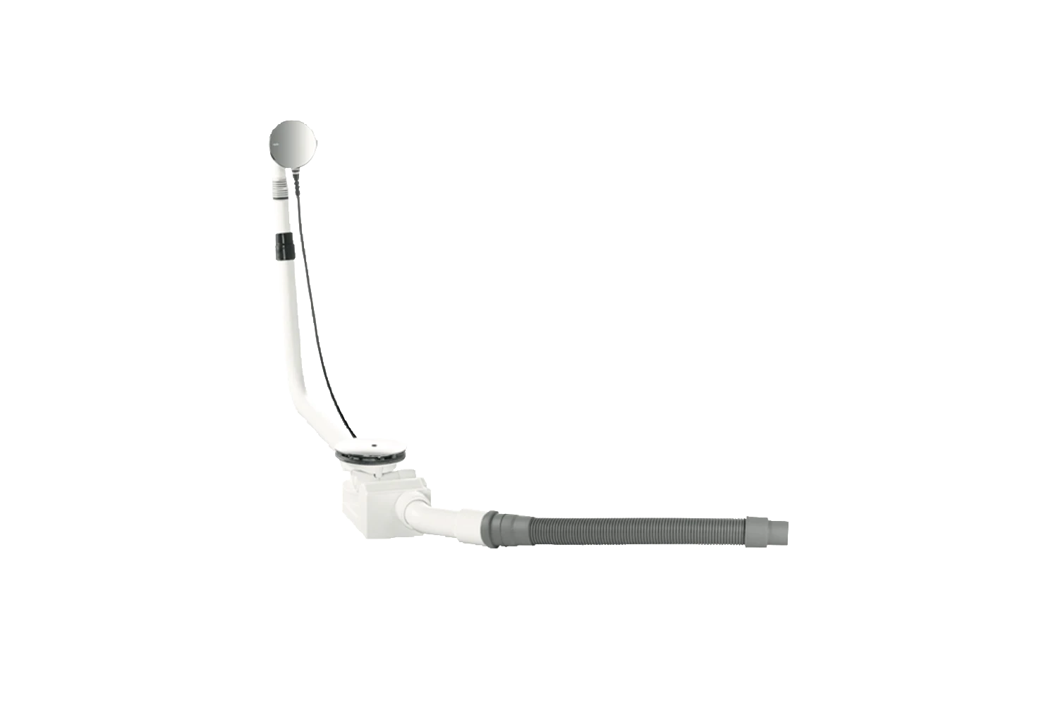 Bette Ab- und Überlaufgarnitur Silhouette Modell B609 72,5 cm in Weiß