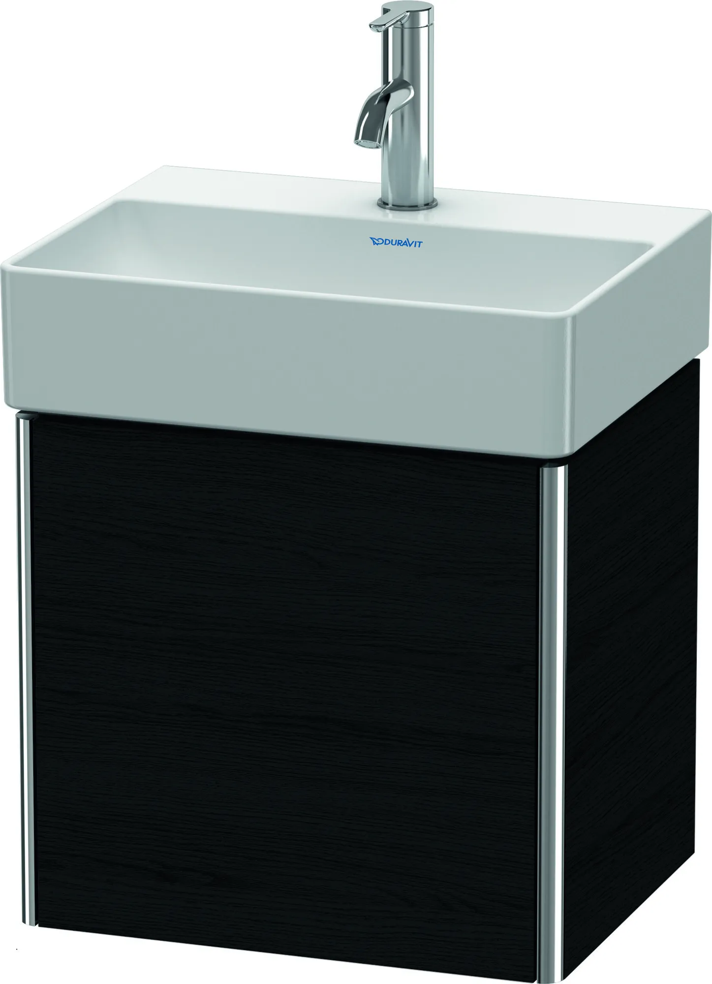 Duravit Waschtischunterschrank wandhängend „XSquare“ 43,4 × 39,7 × 34 cm Eiche Schwarz