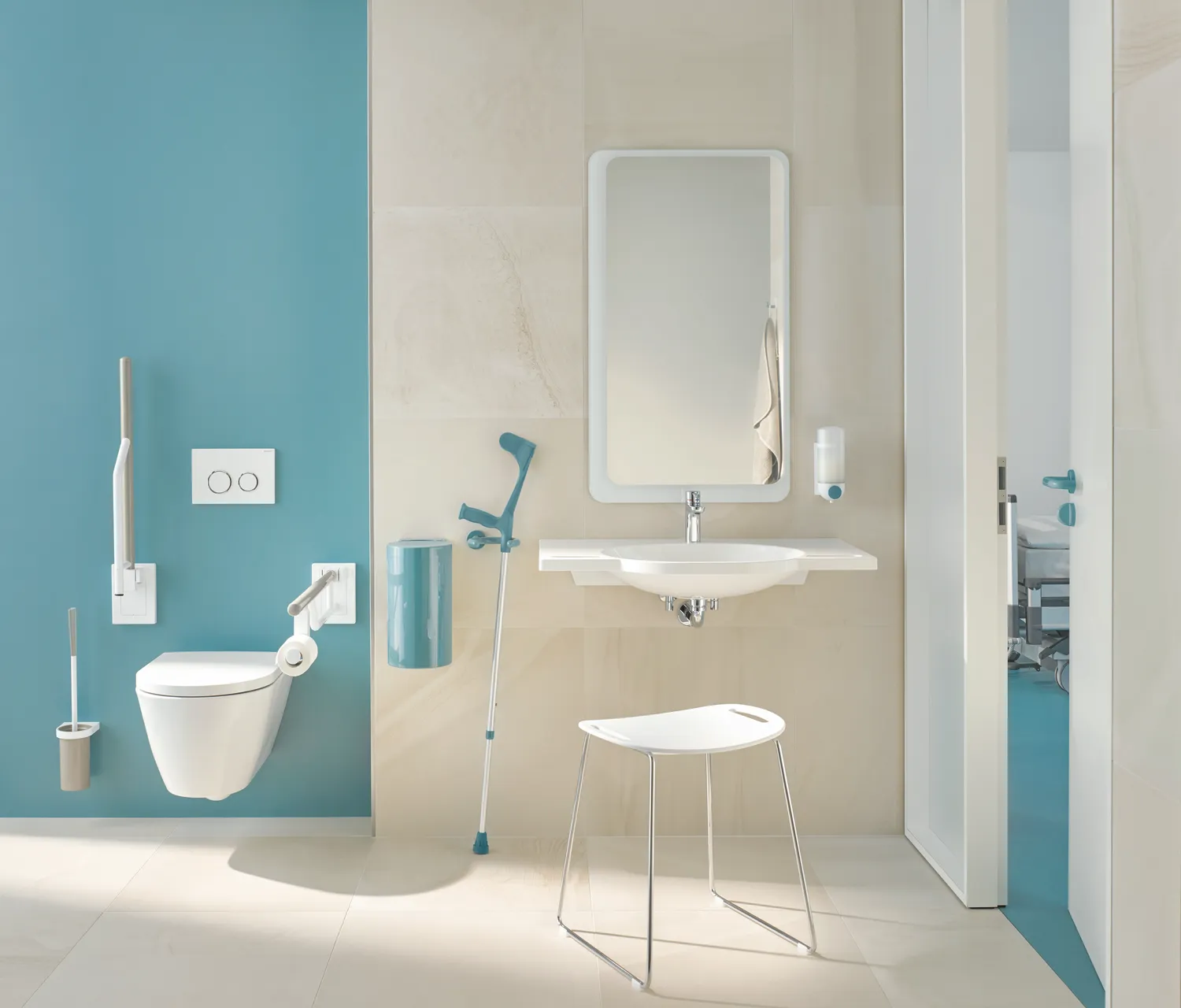 HEWI Seifenspender „System 800K“ 12,1 × 20,8 × ⌀ 7,5 cm HEWI Seifenspender „System 800K“ 12,1 × 20,8 × ⌀ 7,5 cm