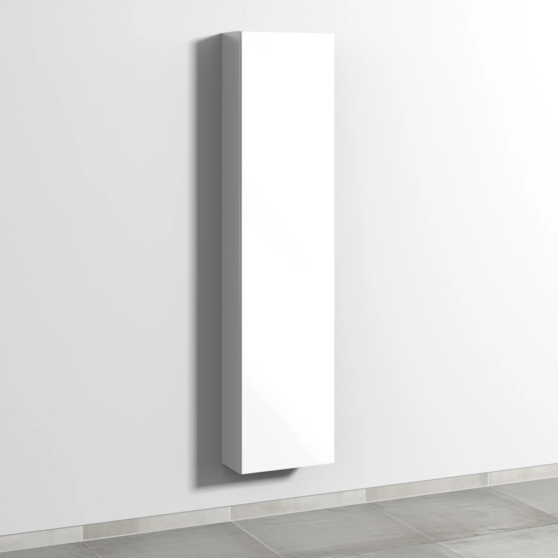 Sanipa Hochschrank „3way“ 400 × 1700 × 199 mm Anschlag rechts, in Weiß (glanz), Anschlag rechts