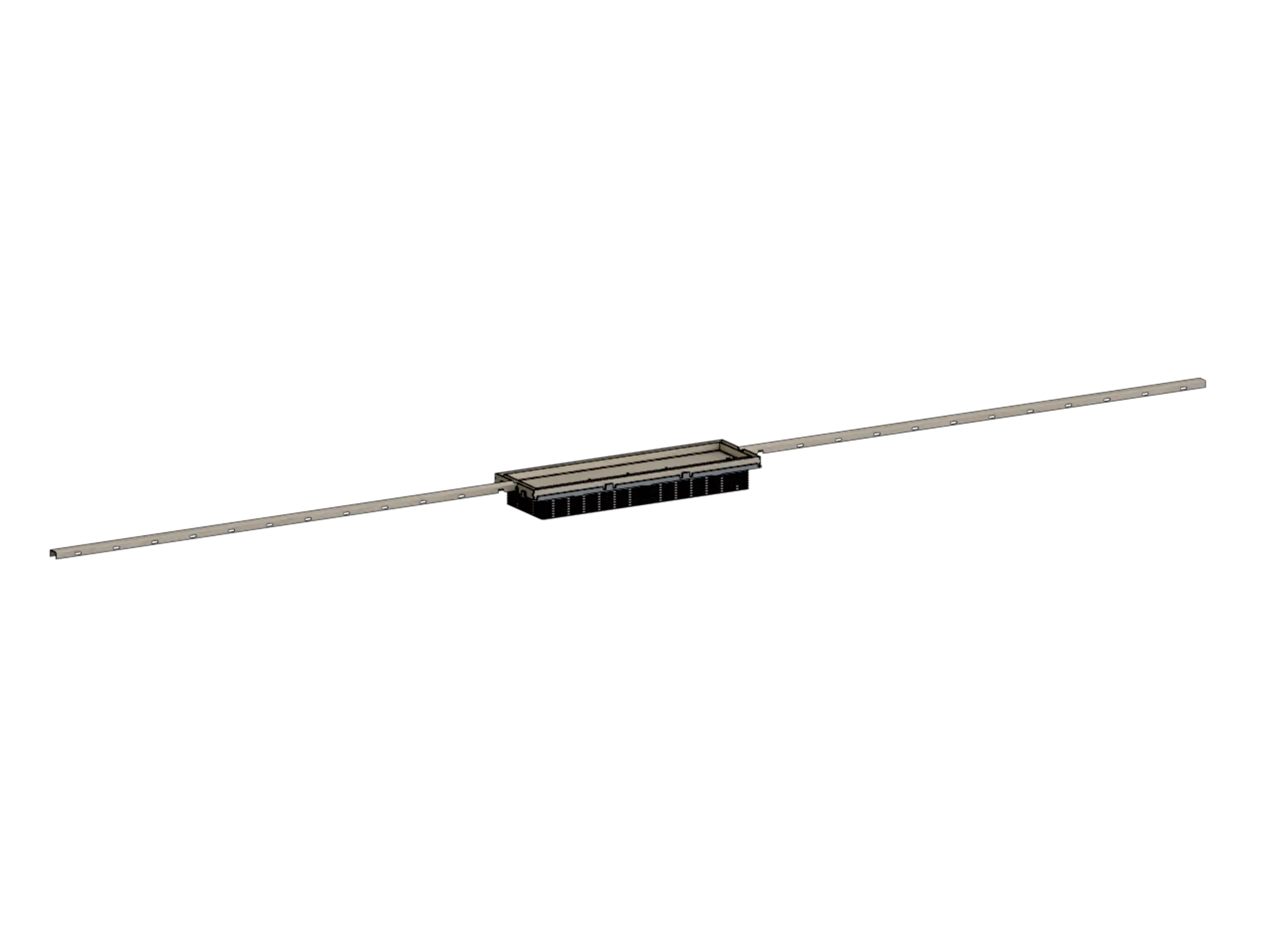 Duschrinne CeraFloor Connect, messing matt, 800 - 1500 mm